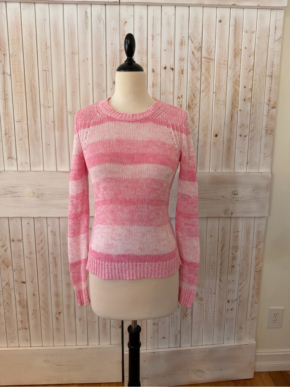 Lilly Pulitzer Pink Striped Crewneck Women’s Sweater